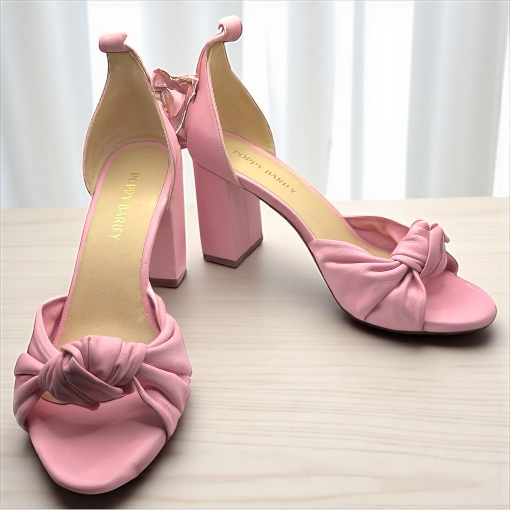 Poppy Barley The Esther Heeled Sandal — Fraîche Rose / Size 8.5 - Picture 5 of 11